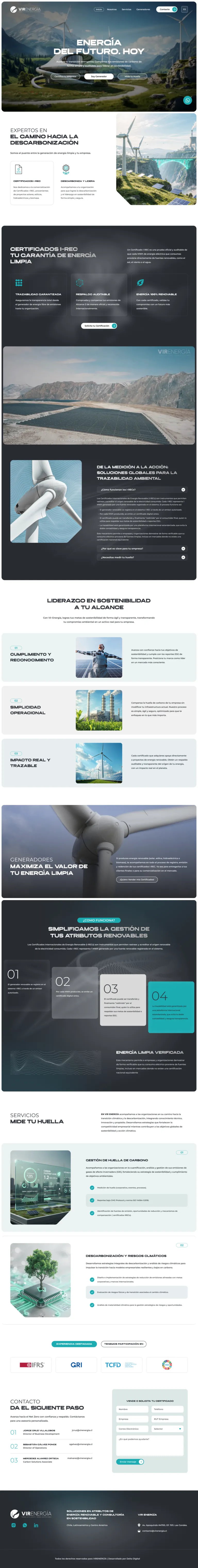 Vista previa del sitio Vir Energía